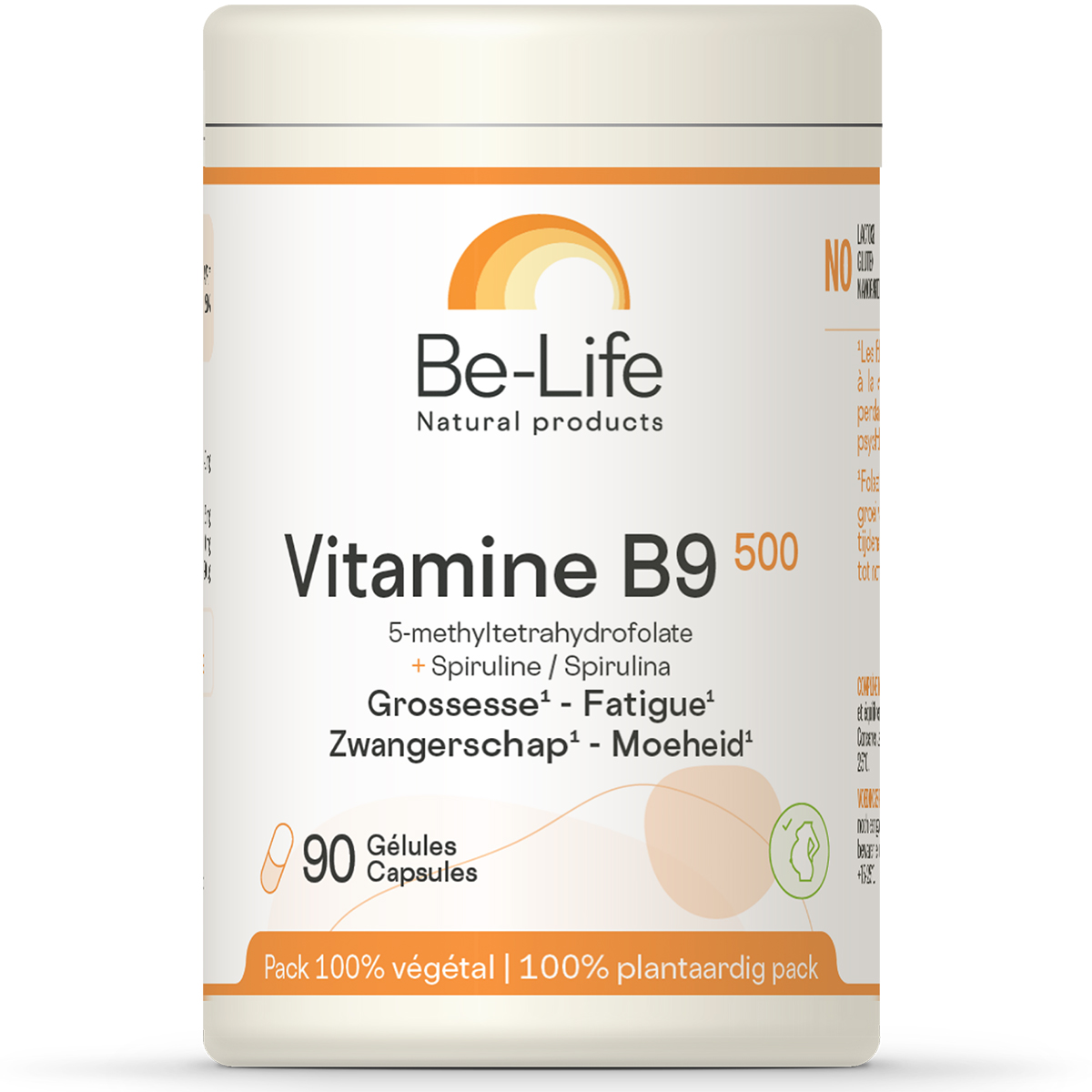 Be-Life Be Life Vitamine B9 500 90 Capsules