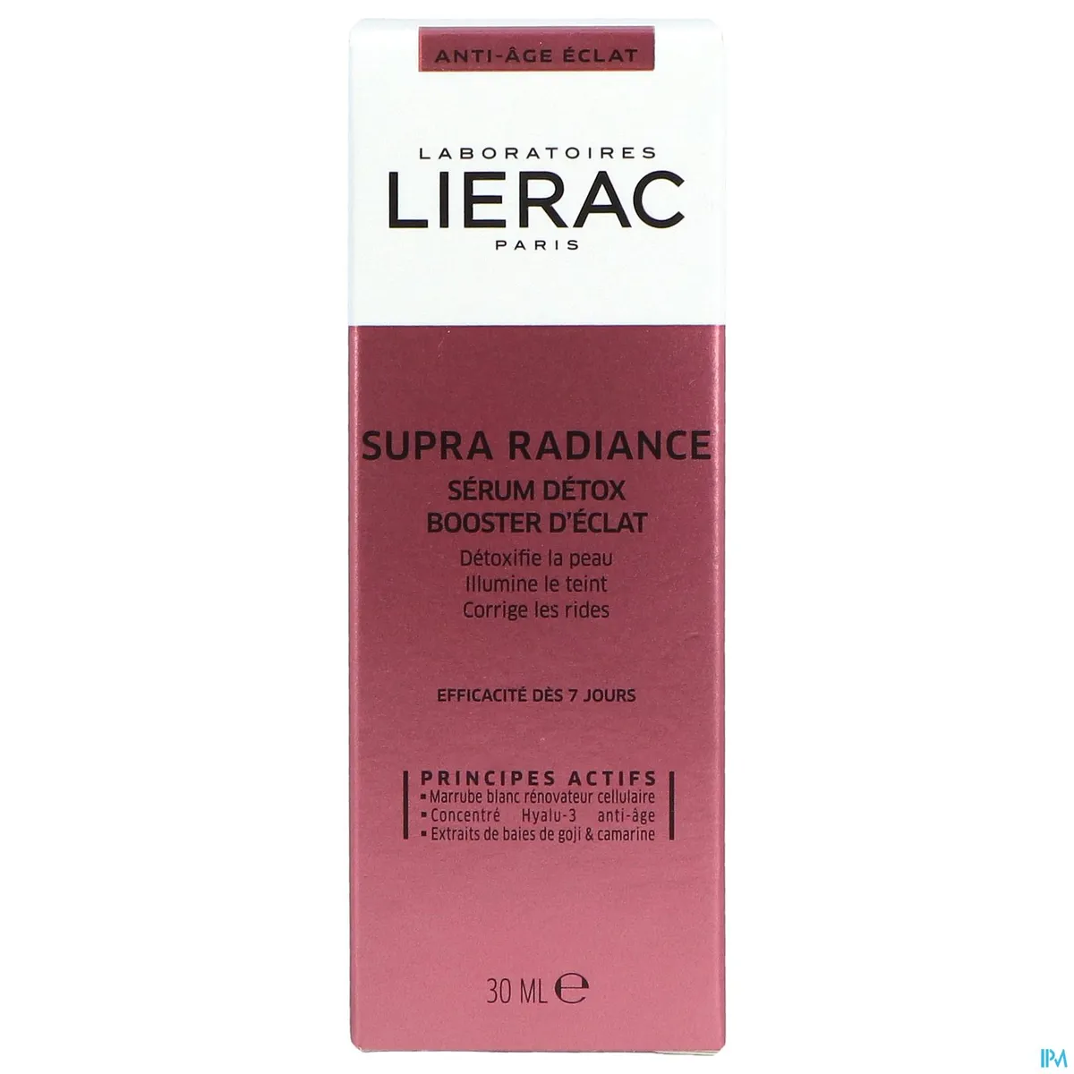 Lierac Supra Radiance Detox Serum Light Booster 30ml