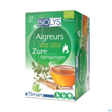 Biolys Kurkuma Zoethout 24 Zakjes