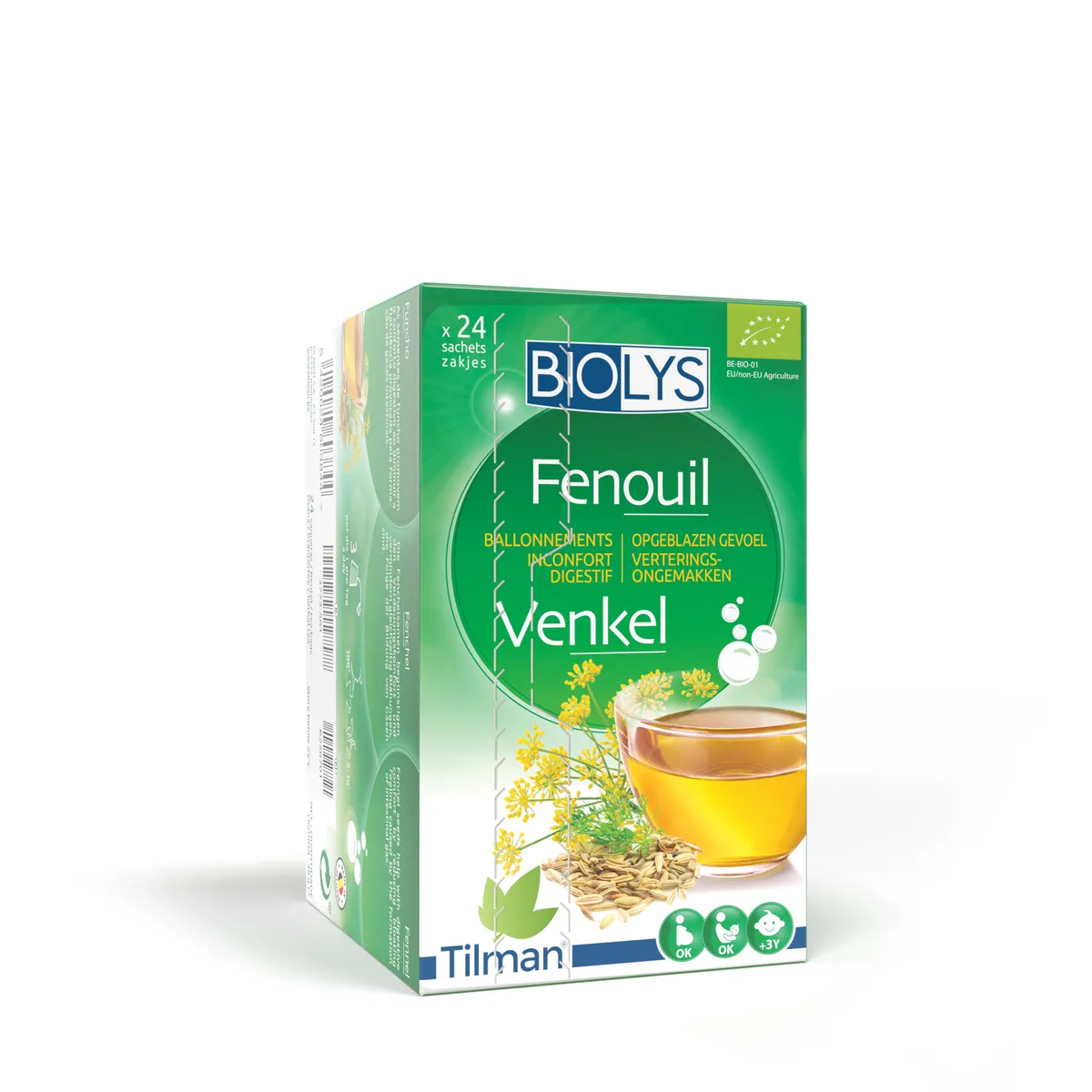 Biolys Thé Fenouil 24 Sachets