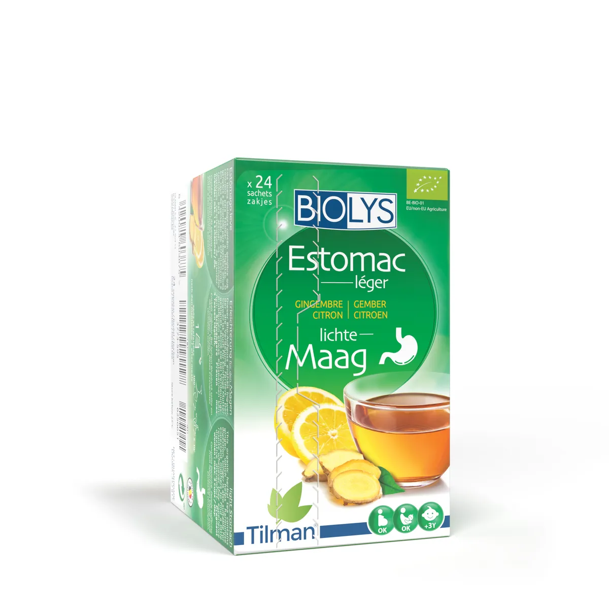 Biolys Gingembre Citron 24 Sachets
