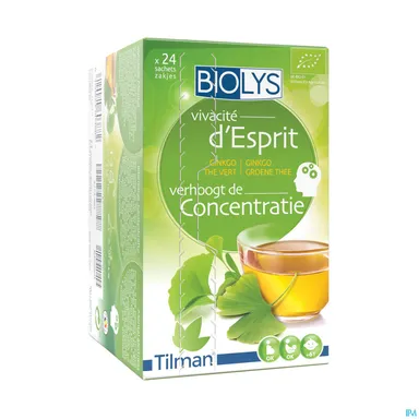 Biolys Ginkgo Groene Thee 24 Zakjes