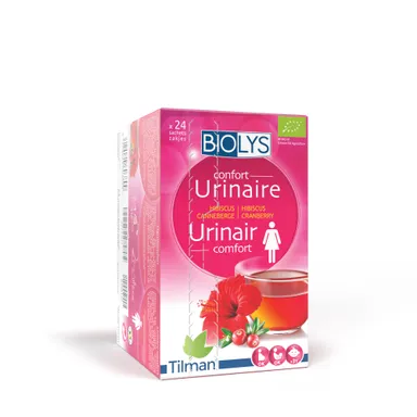 Biolys Urinair Comfort Hibiscus Veenbes 24 Zakjes