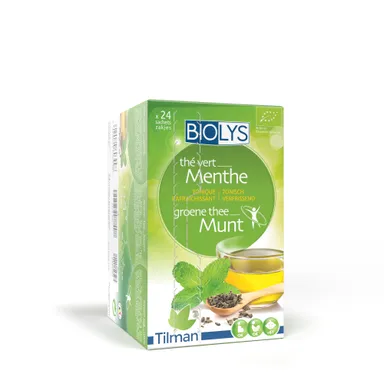 Biolys Groene Thee Munt 24 Zakjes