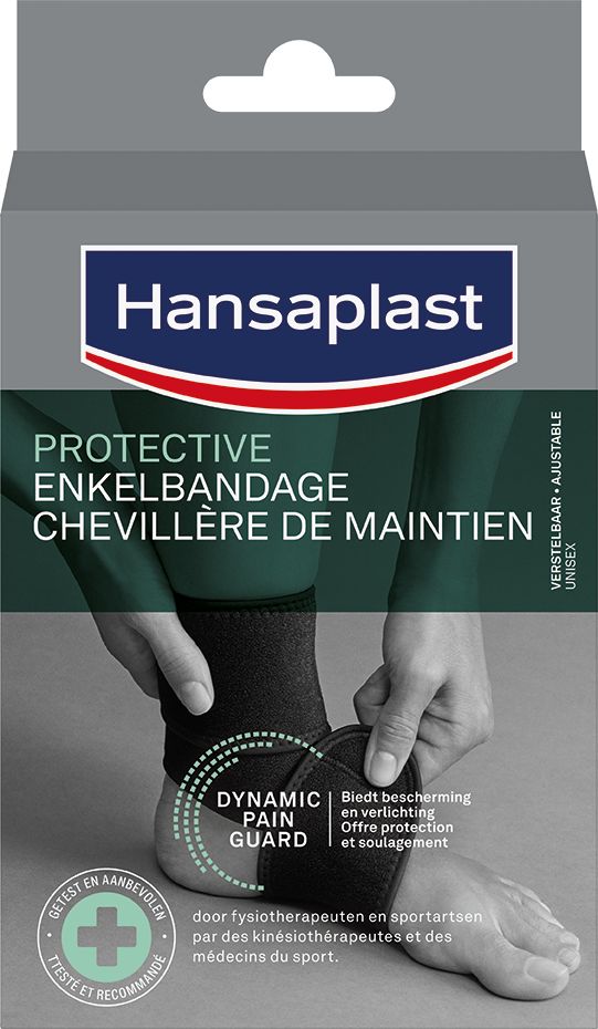 Bandage De Cheville/pied Lorey - Souple, Couleur Beige, Unisexe, Qualité Médicale