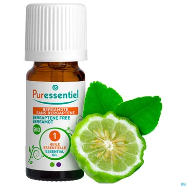 Puressentiel Bio Essentiële Olie Bergamot Zonder Bergapteen 10ml