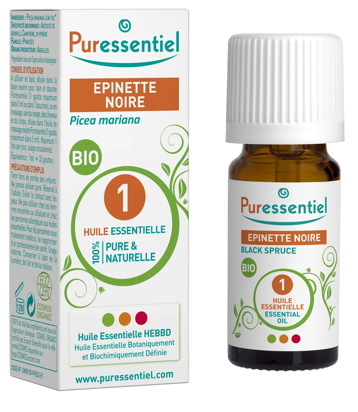Puressentiel Huile Essentielle Epinette Noire Bio 5ml