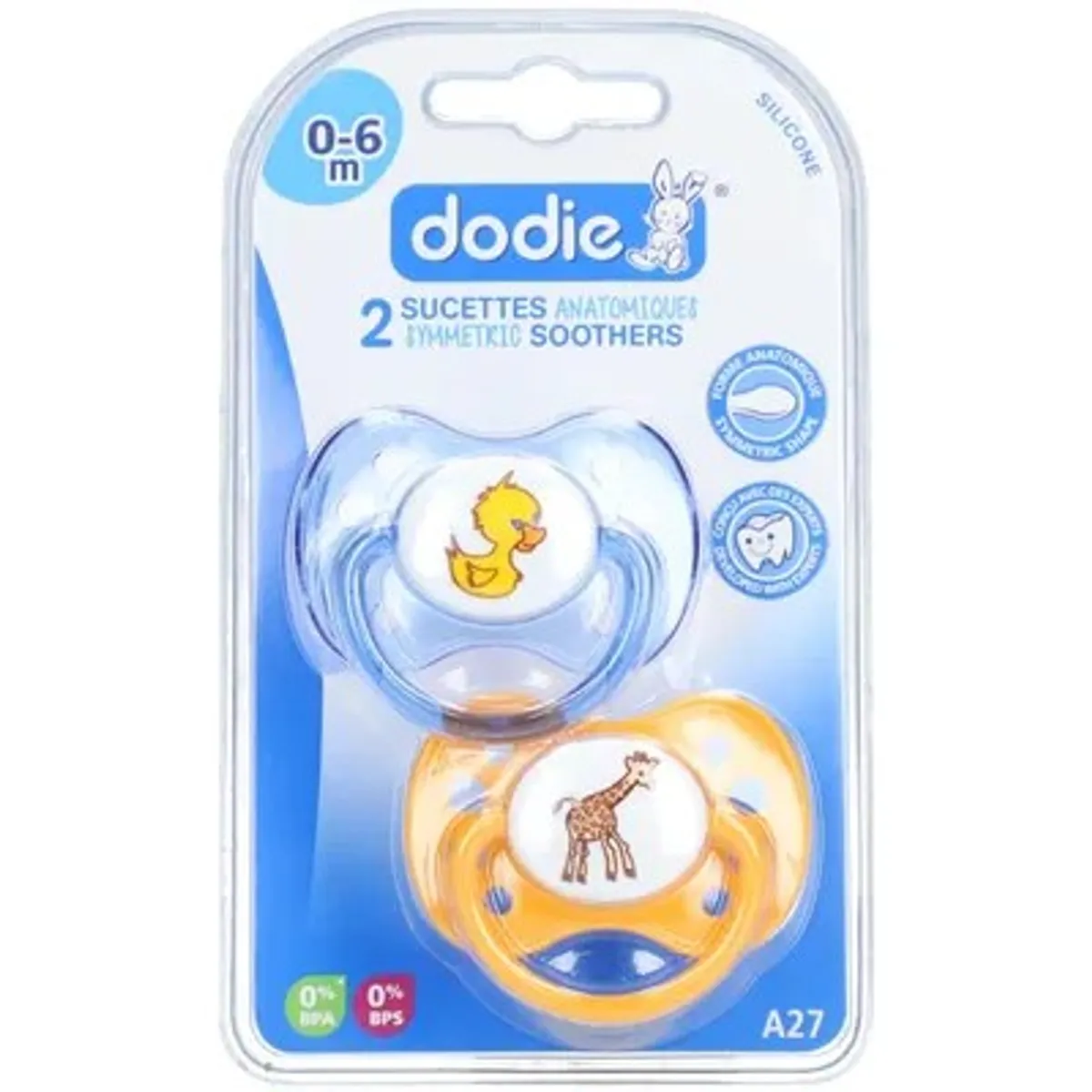 Dodie Anatomische Fopspenen Siliconen Dieren 0-6m