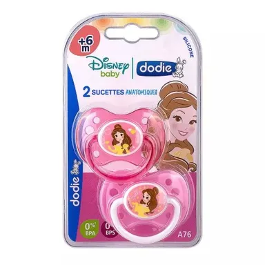Dodie Anatomische Fopspenen Siliconen Disney Prinses +6m