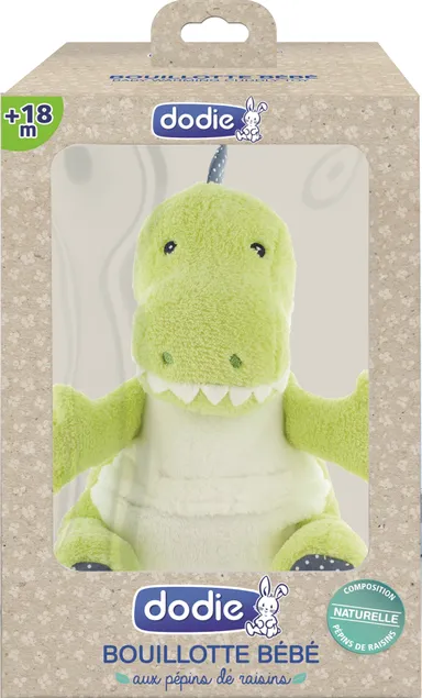 Dodie Bouillotte Graines Dinosaure +18M