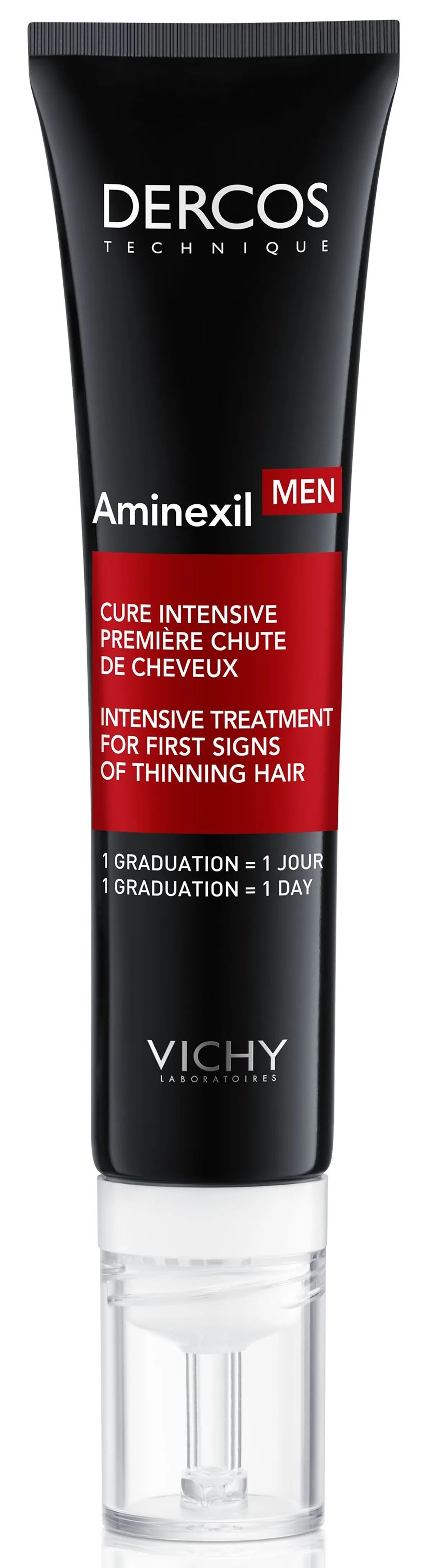 Vichy Dercos Aminexil Cure Intensive Première Chute de Cheveux Hommes Gel 36ml