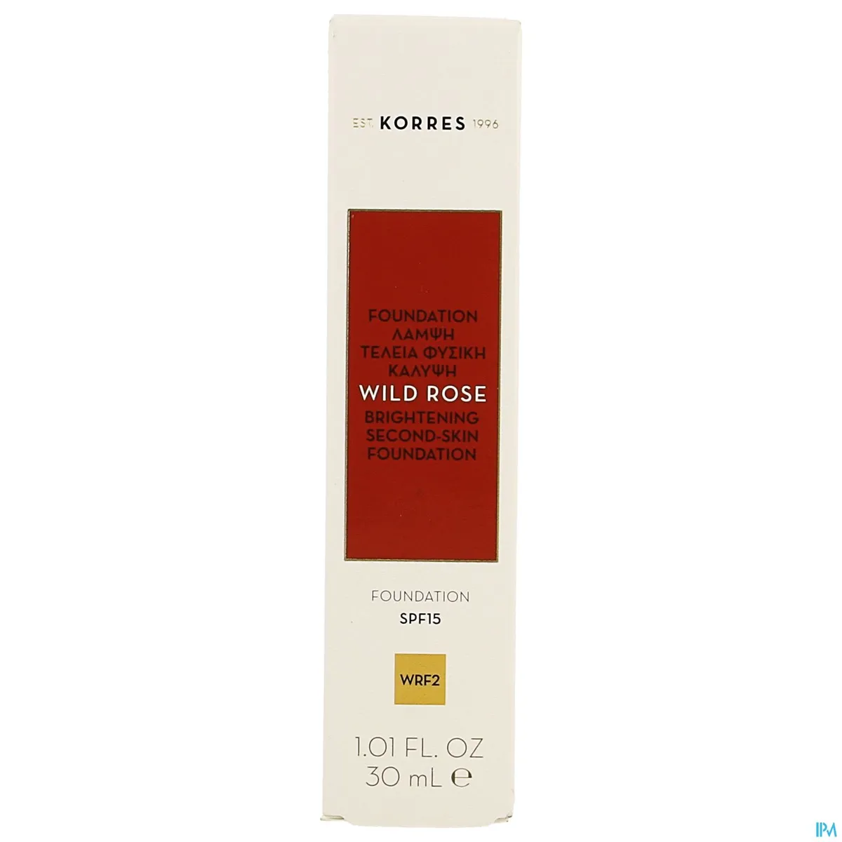 Korres Foundation Second Skin SPF15 30 ml