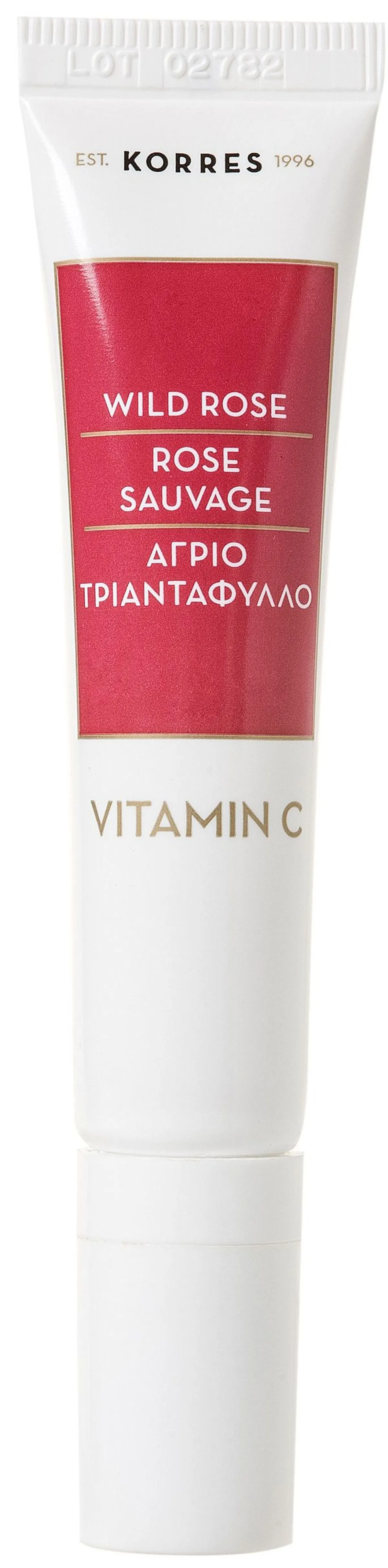 Korres Crème Contour des Yeux Eclat Premières Rides & Cernes Rose Sauvage 15ml