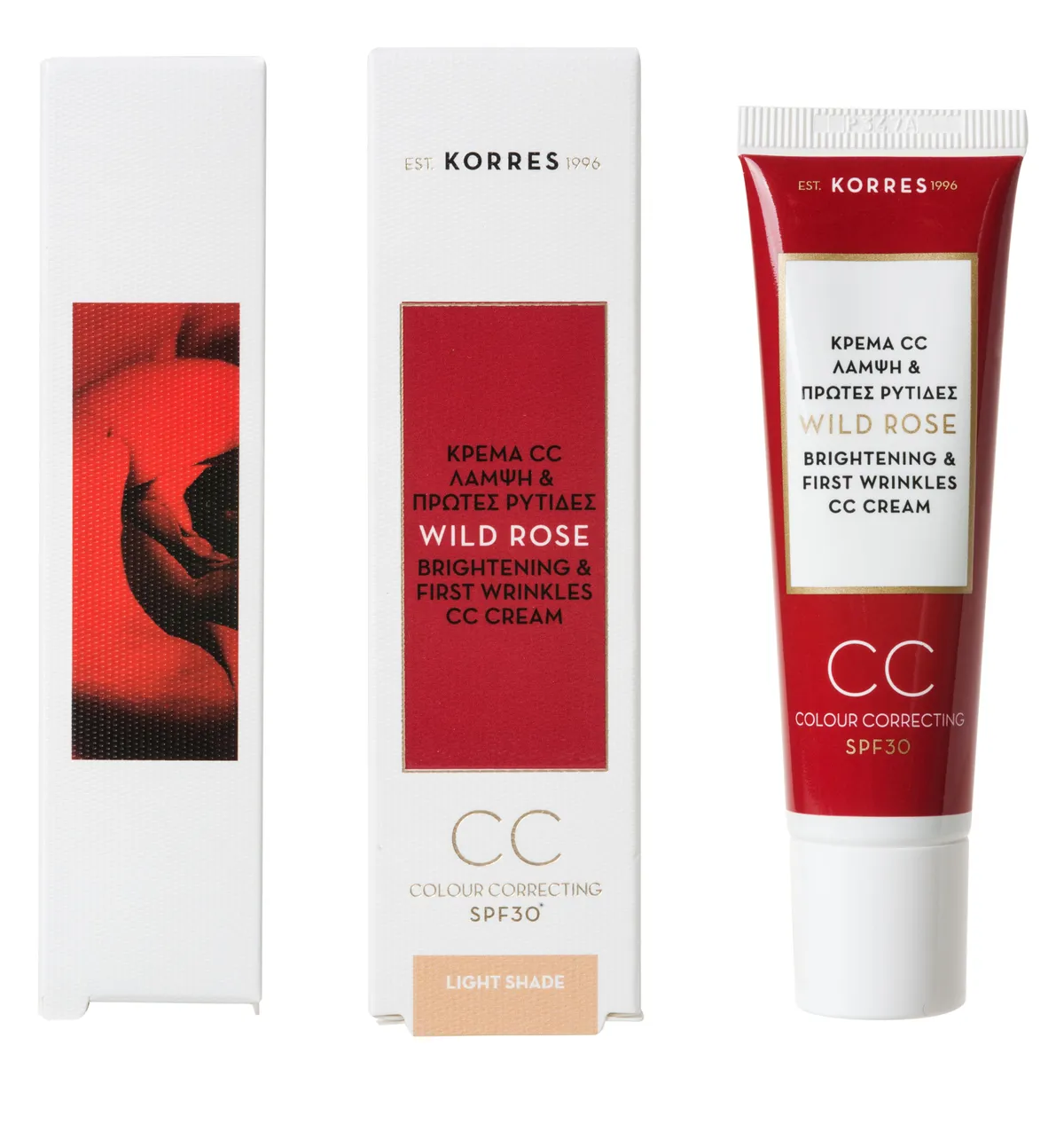 Korres CC Crème Rose Sauvage Light 30ml