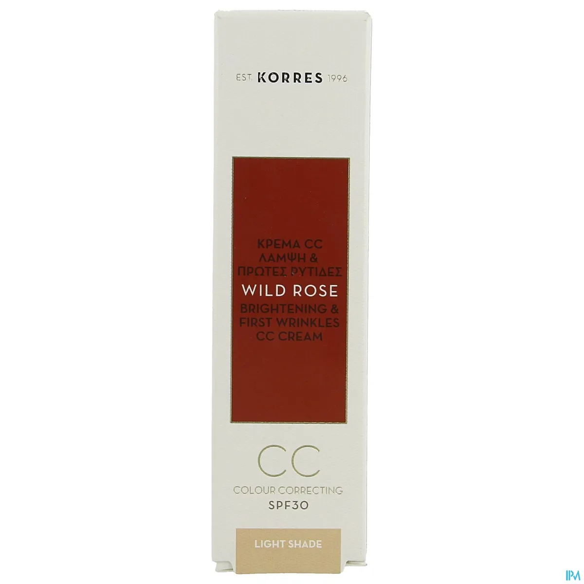 Korres CC Crème Wild Rose Light 30 ml