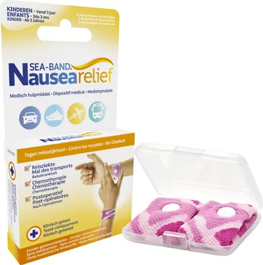 Sea Band 2 Armbanden Kids Roze