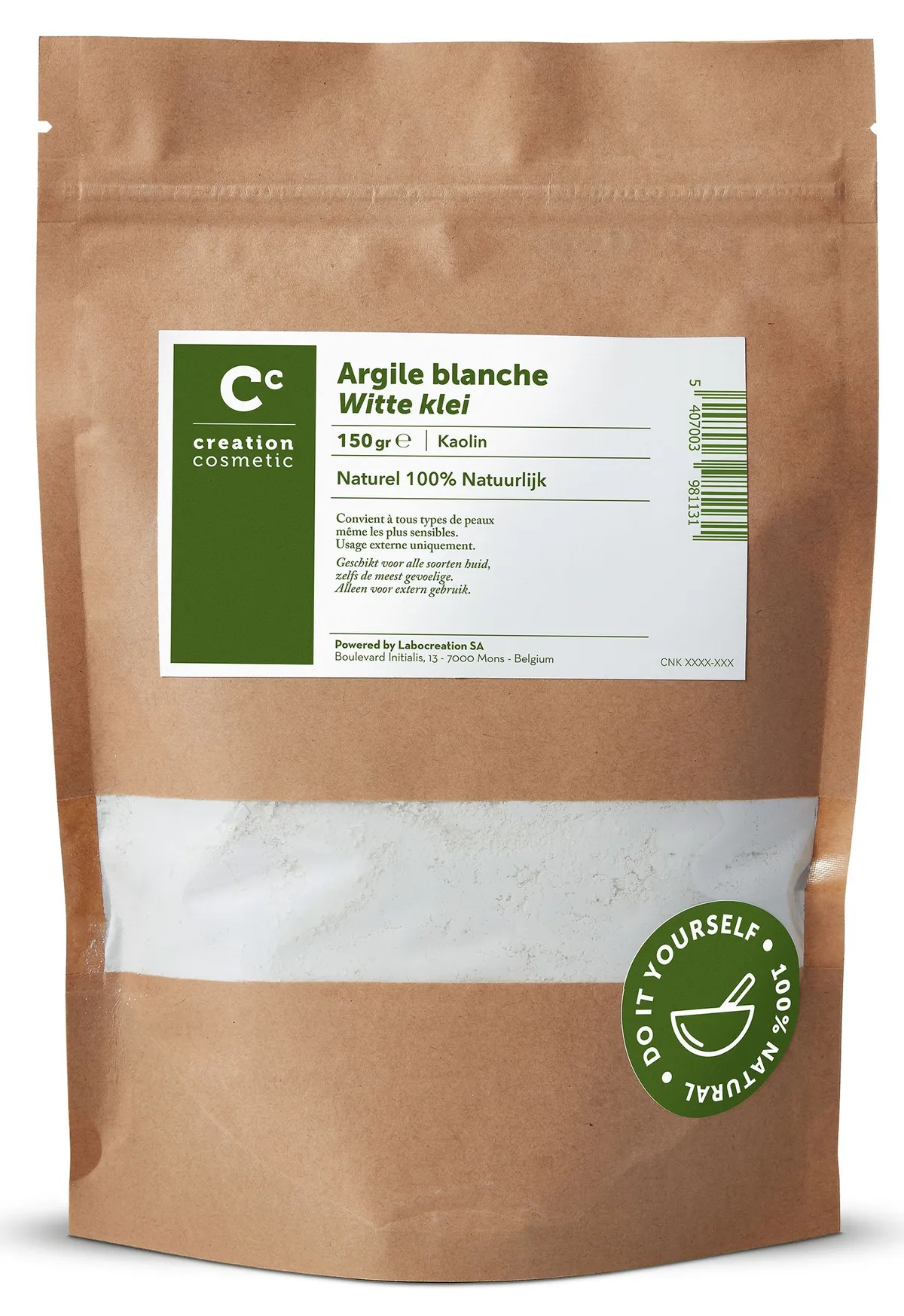 Creation Cosmetic Argile Blanche Kaolin 150g