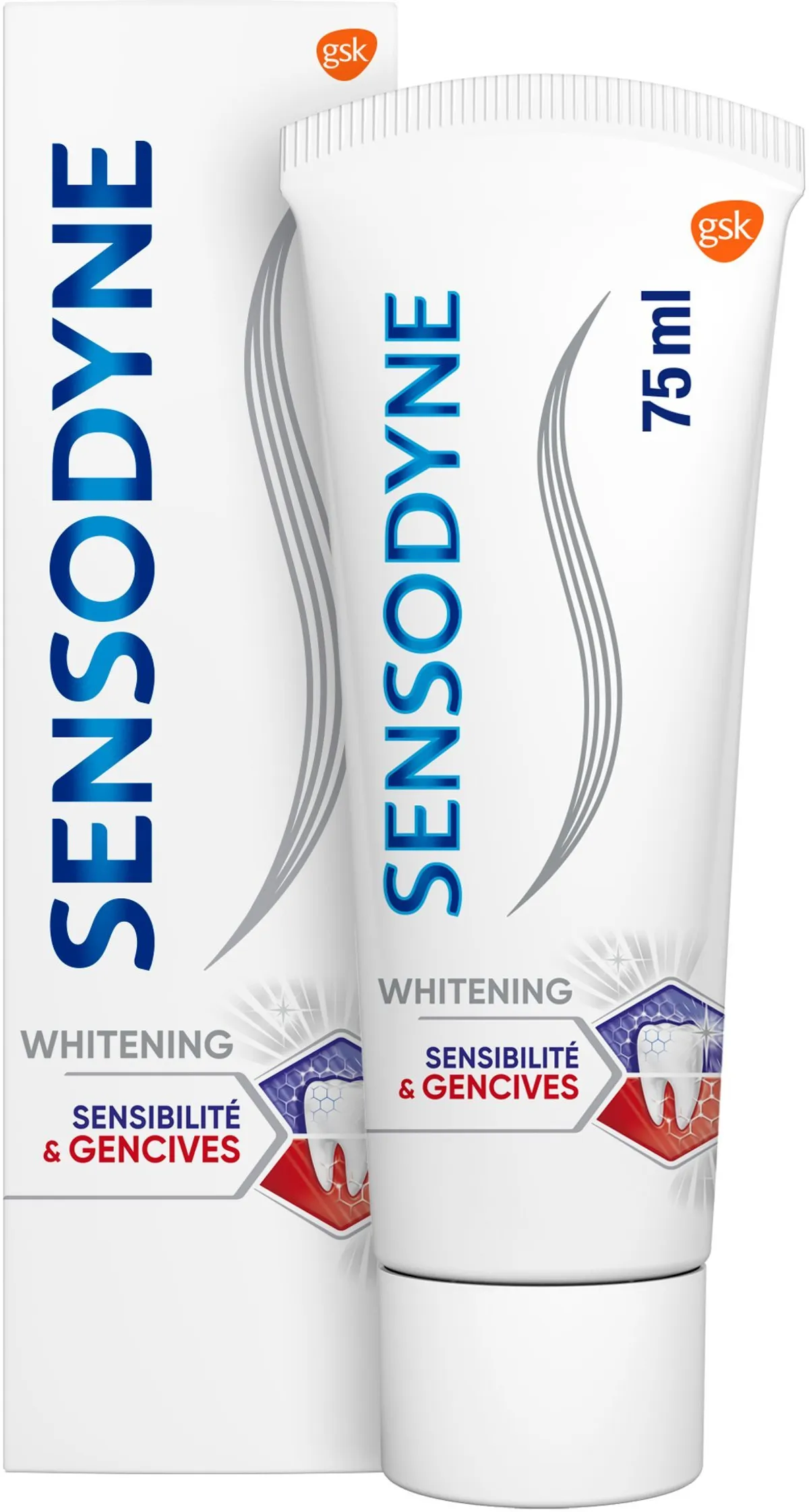 Sensodyne Sensibilité & Gencives Whitening Dentifrice 75ml