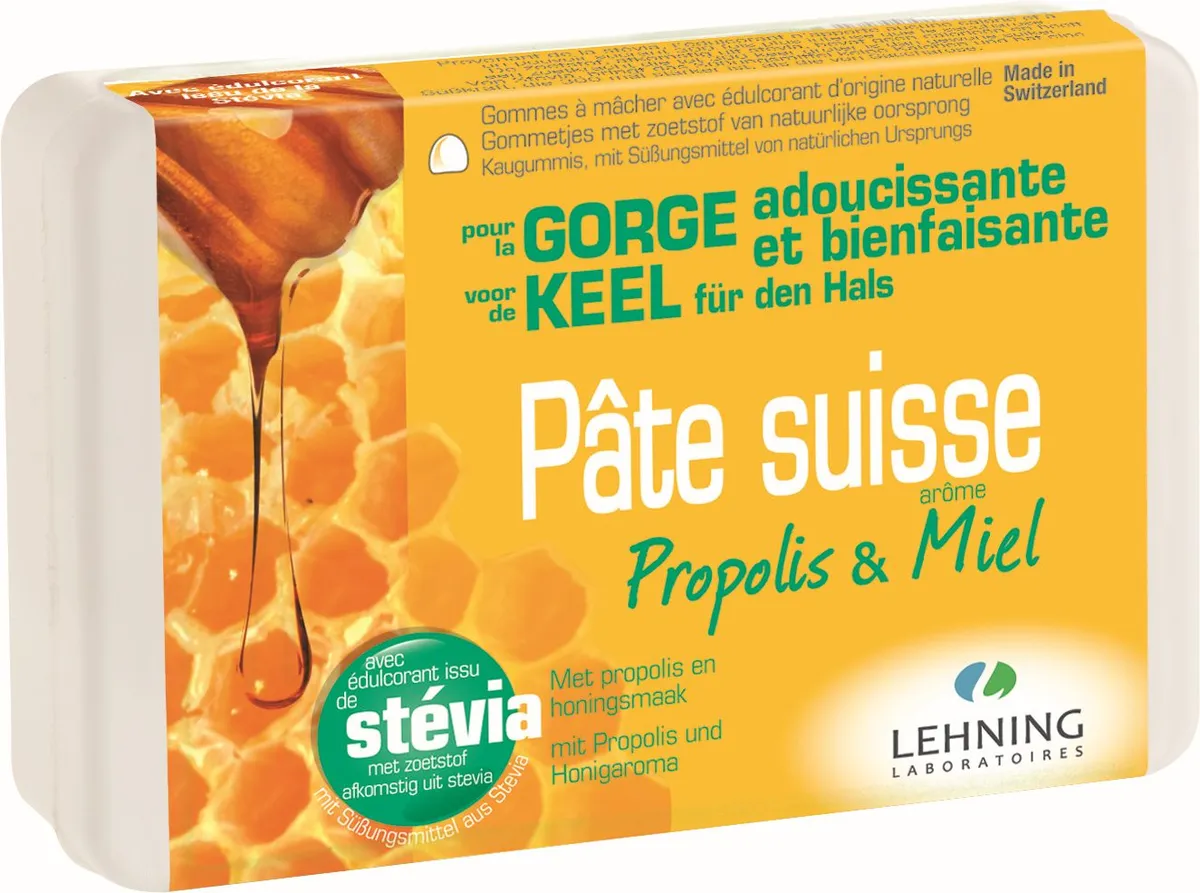 Pâte Suisse Propolis Miel 50g