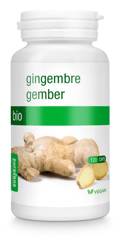 Purasana Gingembre 120 capsules