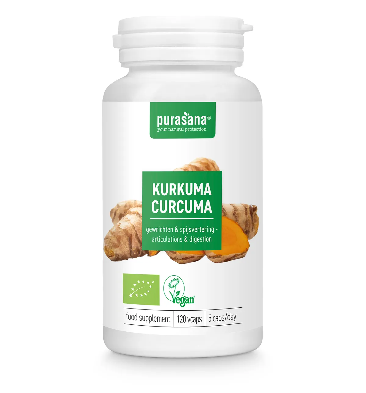 Purasana Kurkuma 120 capsules