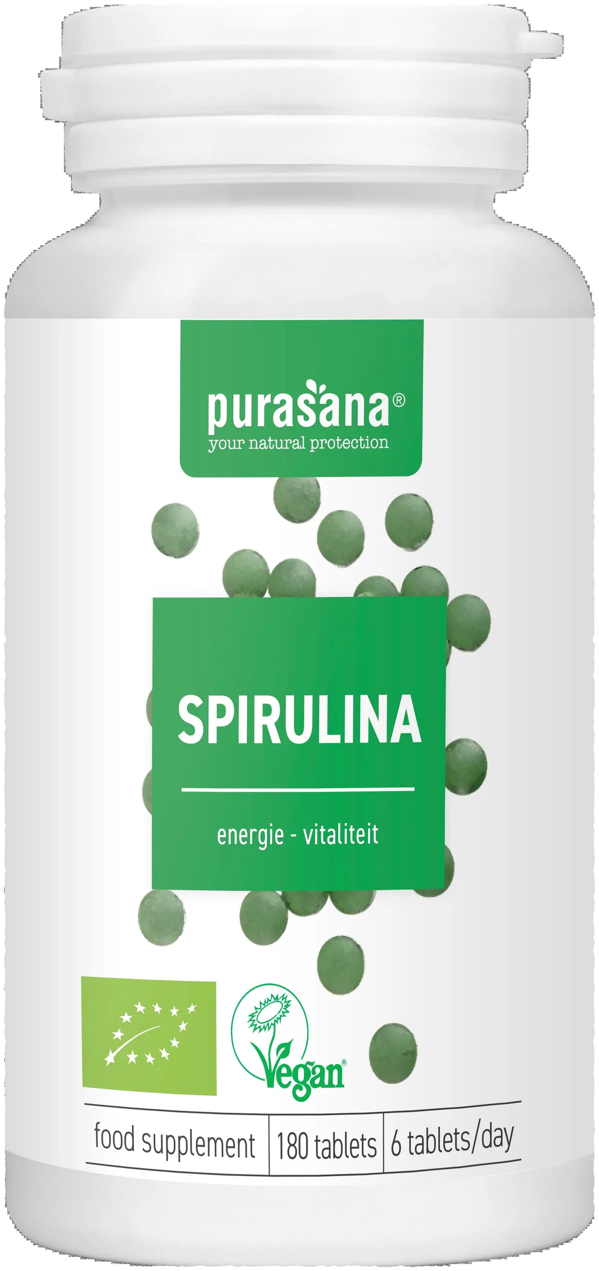 Purasana Spiruline 180 comprimés