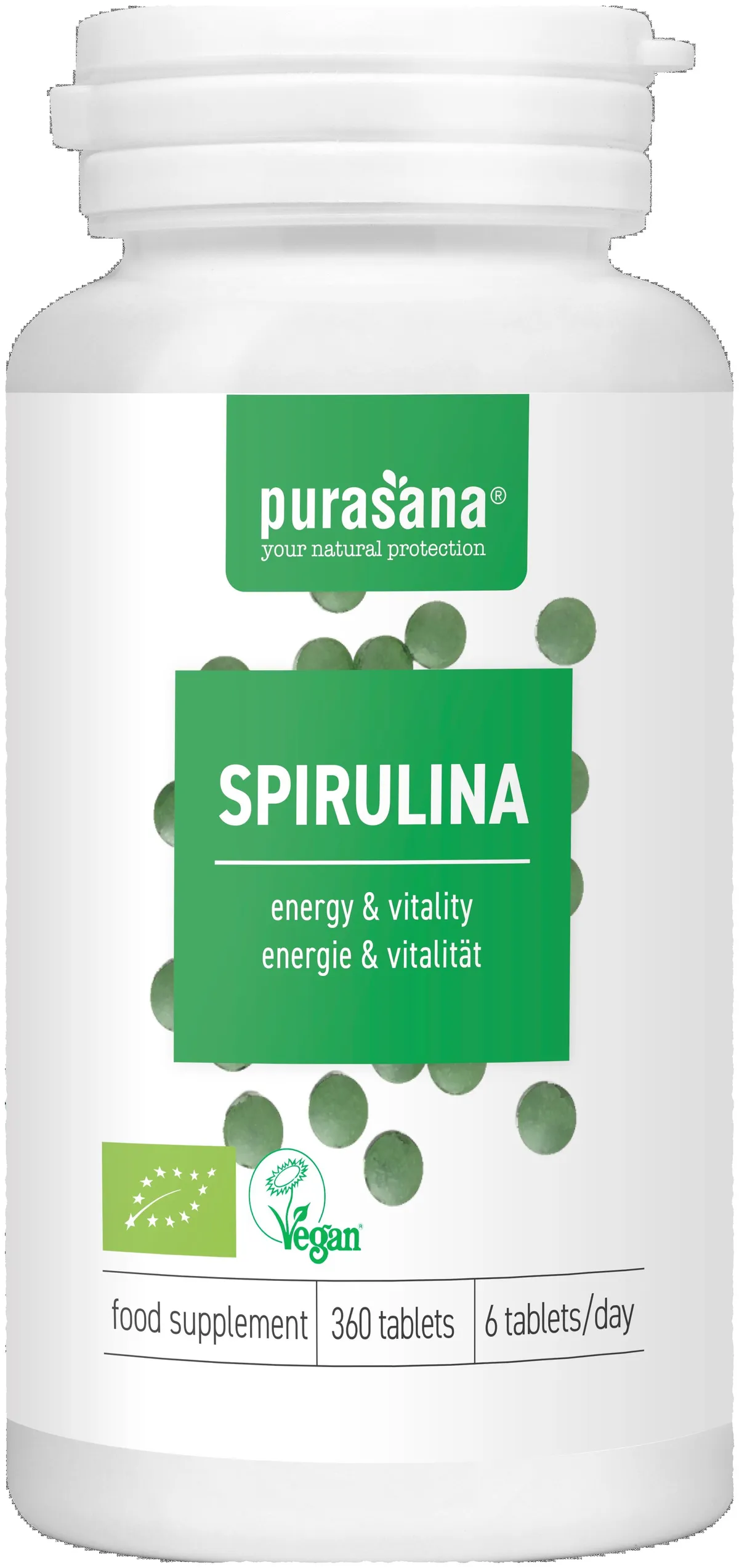 Purasana Spirulina 360 tabletten