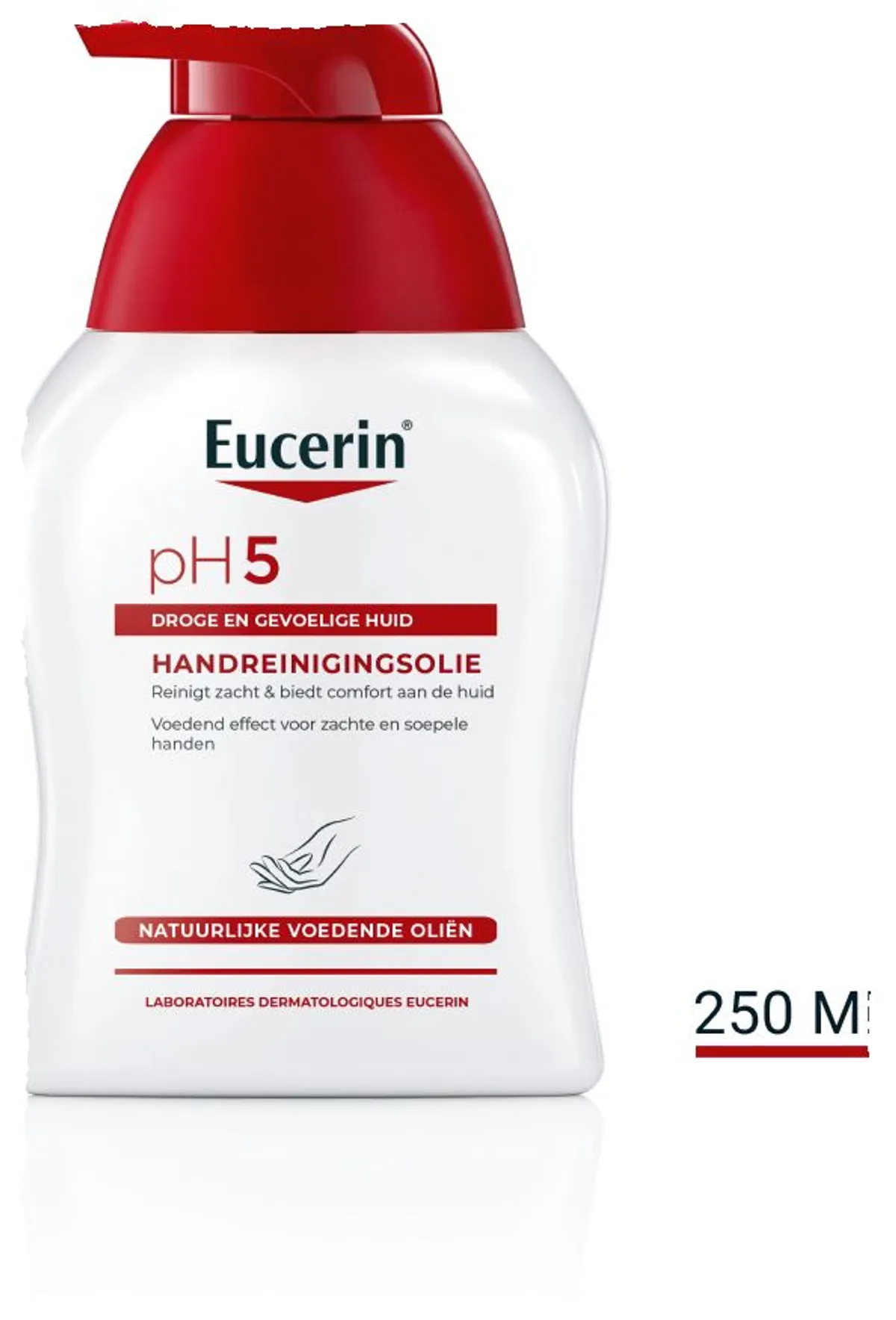 Eucerin pH5 Handreinigingsolie Droge en Gebarsten Handen met pomp 250ml