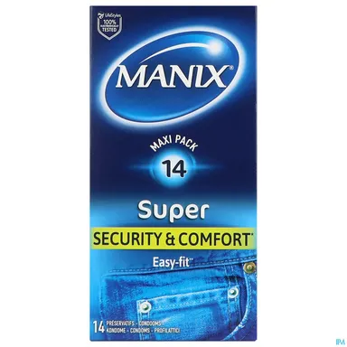 Manix Super 14 Préservatifs