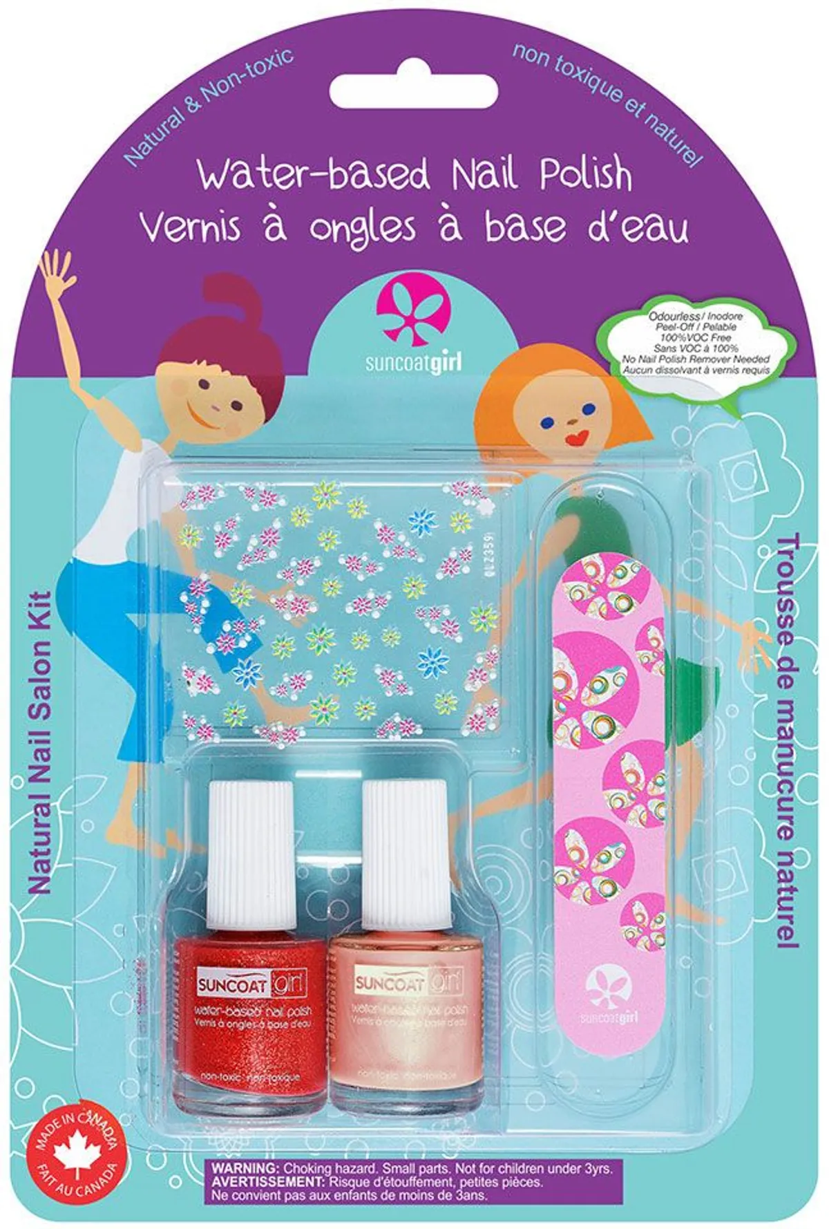 Suncoatgirl Coffret Vernis A Ongles Valentine Enfant 2x9ml