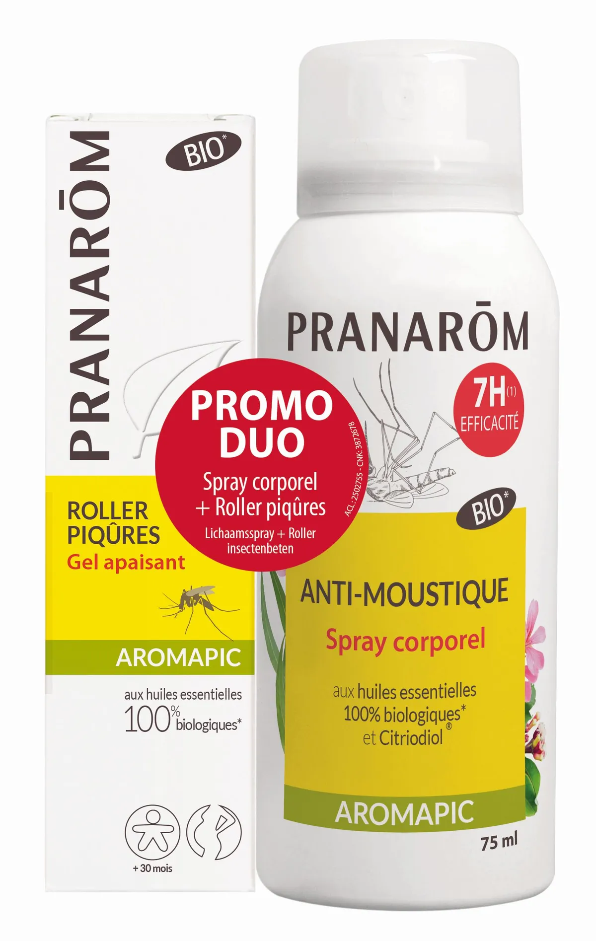 Pranarôm Muggenwerende Spray 75 ml + Kalmerende Gel 15 ml