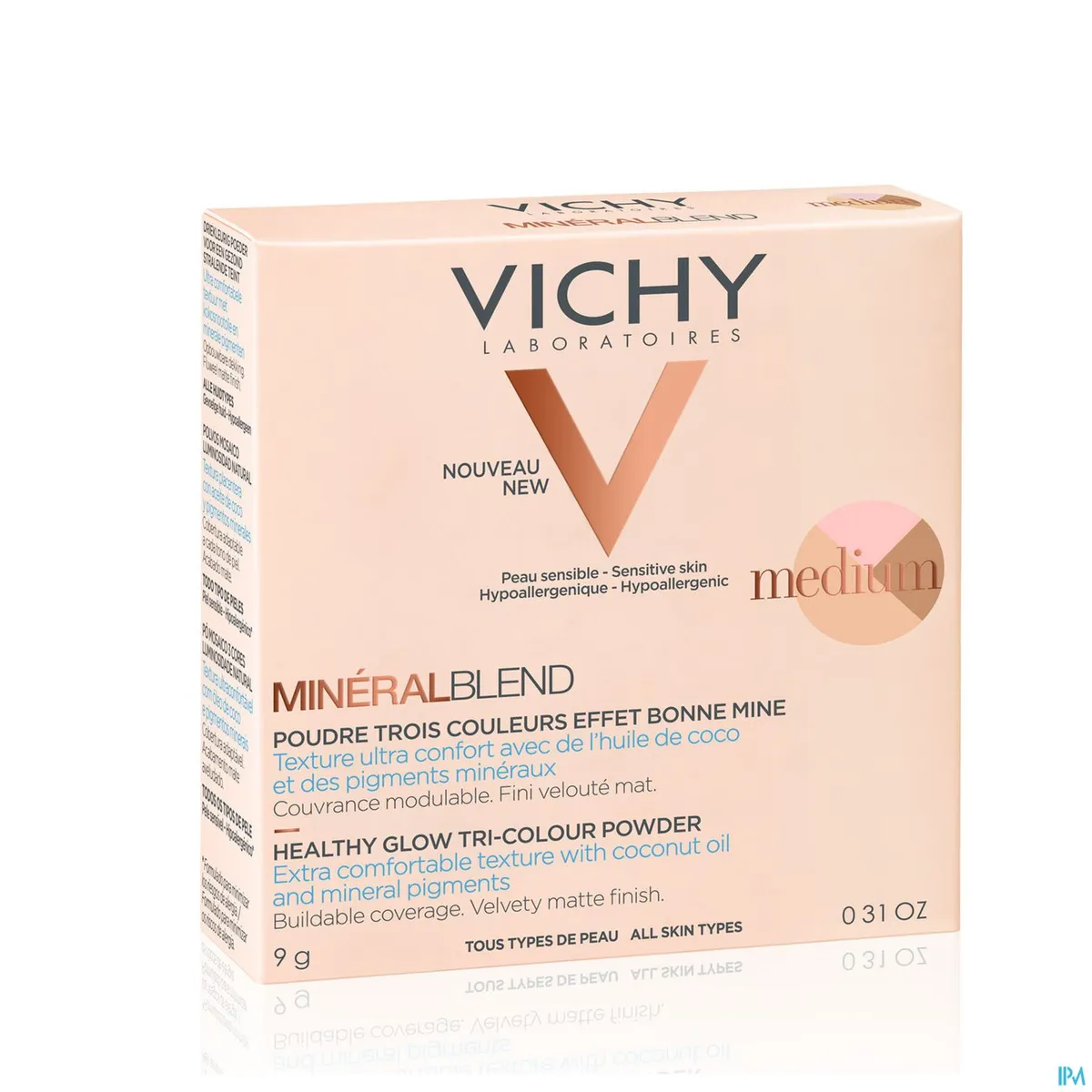 Vichy Mineralblend Poeder 3 Kleuren Medium 9ml