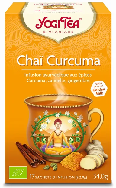 Yogi Tea Chai Curcuma Bio 17 Sachetsets