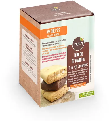 Nutripharm Trio Van Brownies 6 x 1 Brownie
