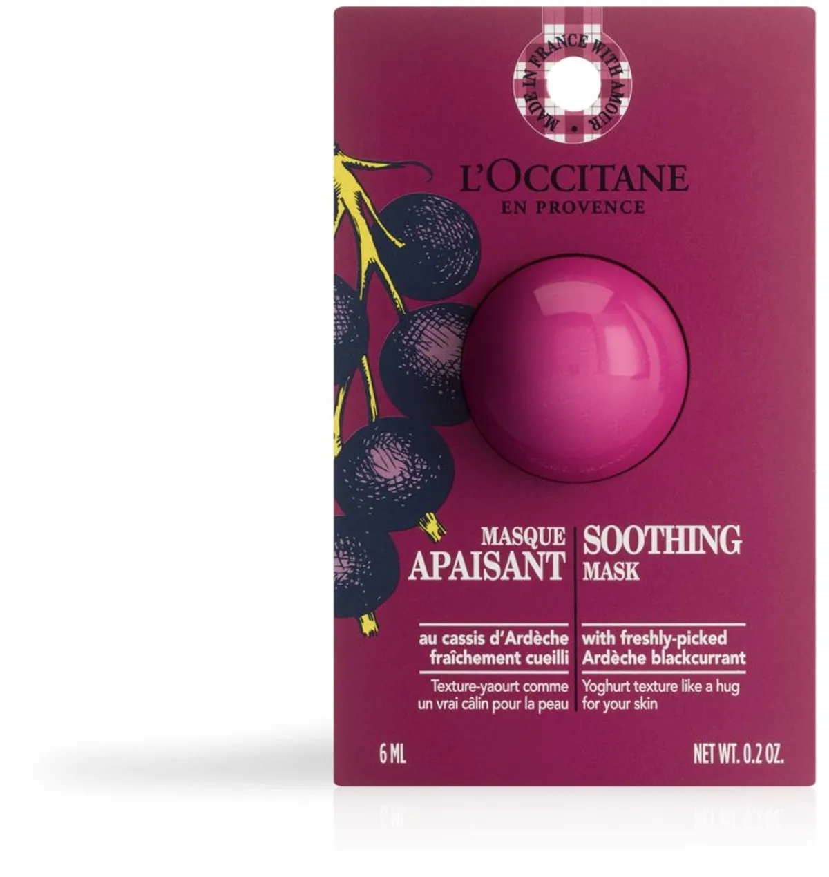 L'Occitane Masque Visage Apaisant - Format Unidose 6ml