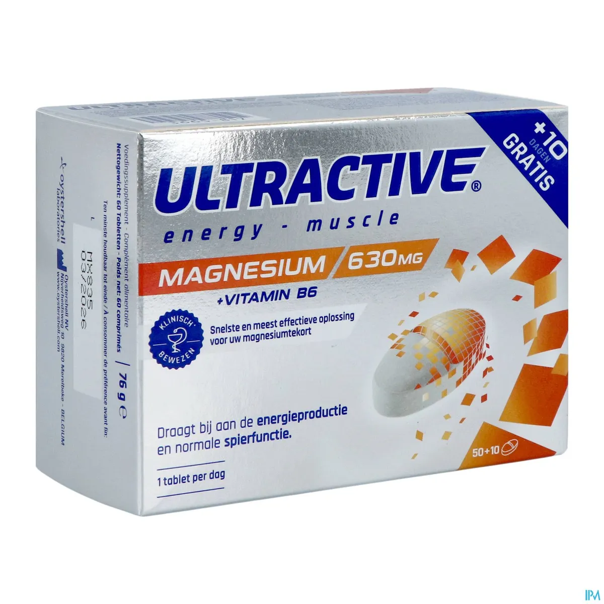 Ultractive Magnésium 60 Tabletten