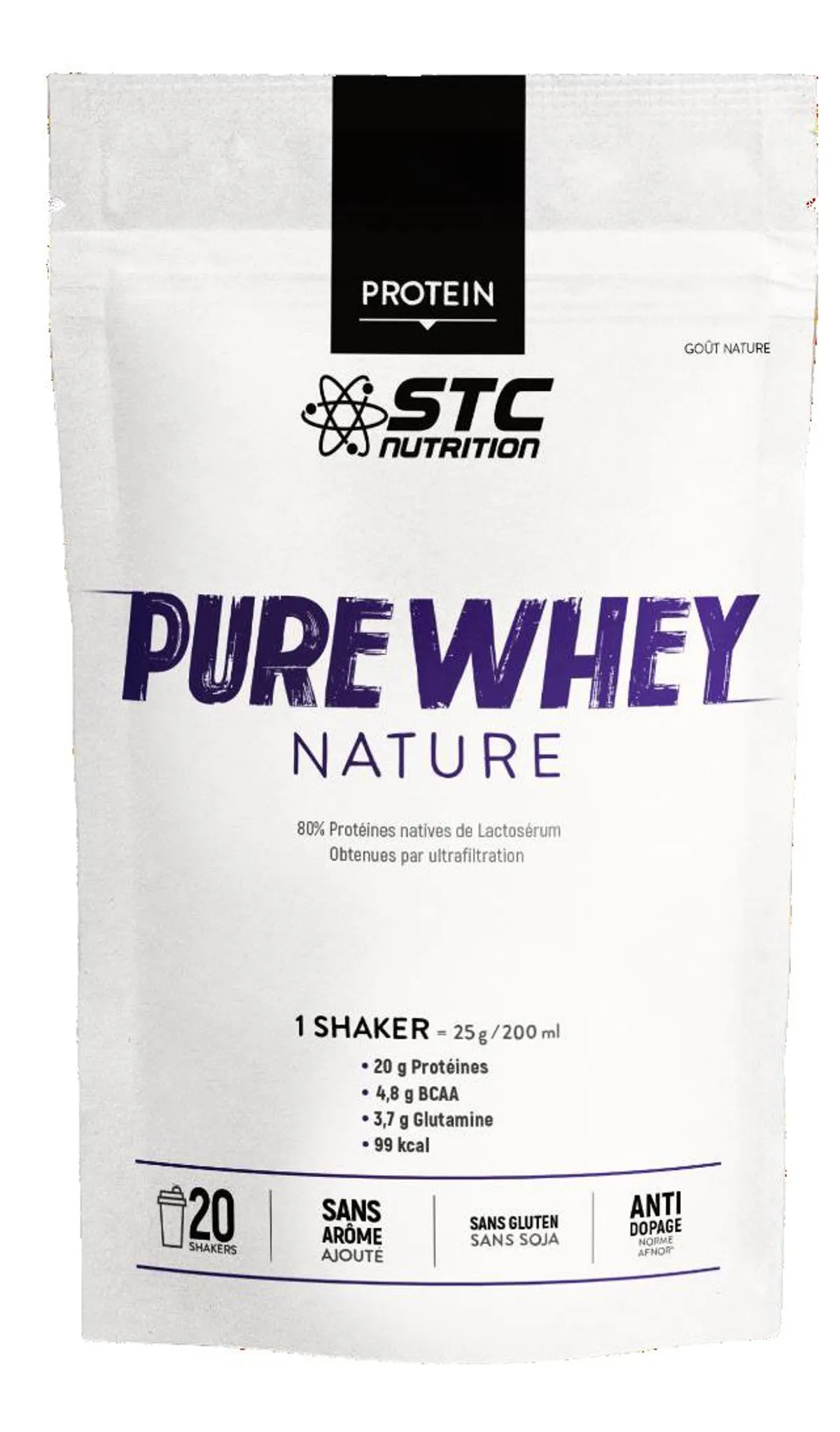 Pure Whey Nature 500gr Gout Neutre