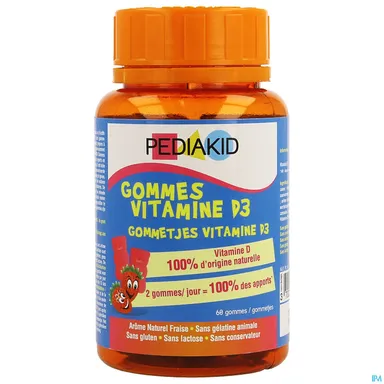 Pediakid Vitamines D3 Gommes 68