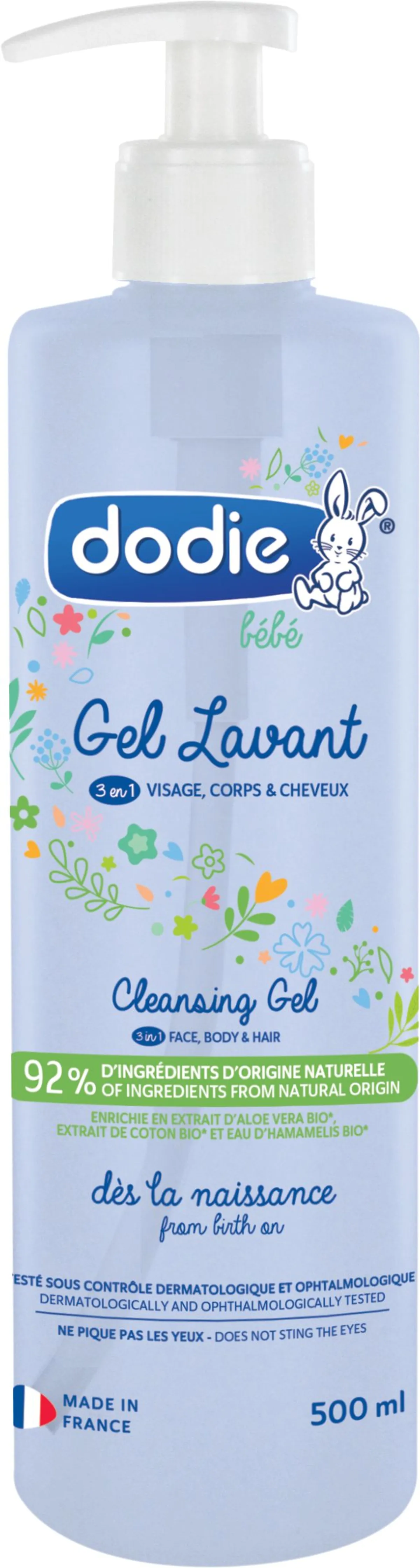 Dodie Gel Nettoyant 3 en 1 500ml