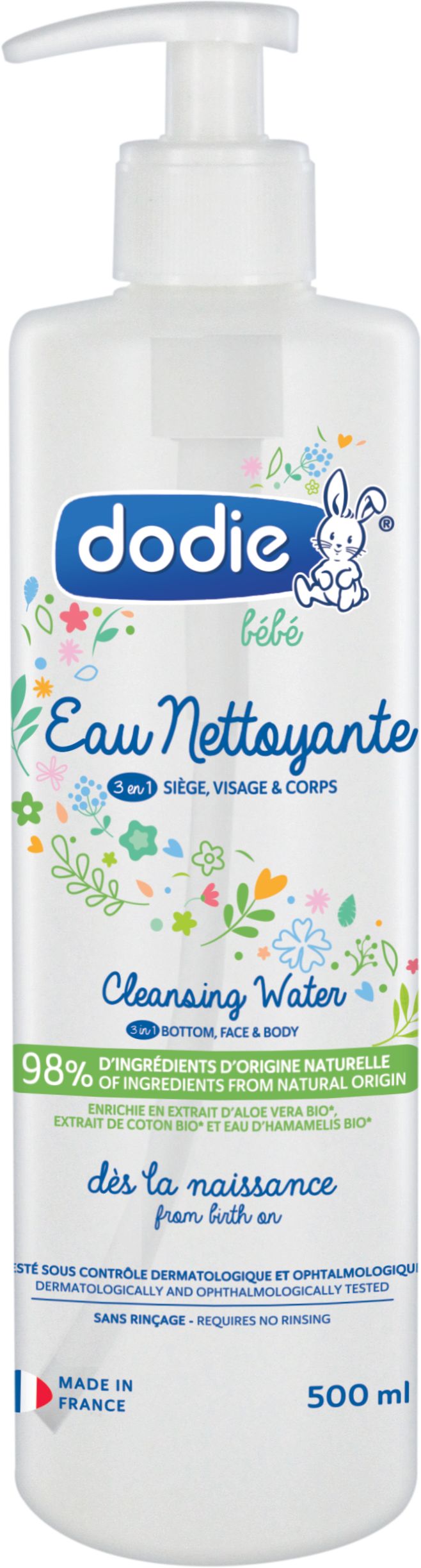 Dodie Reinigingswater 3-in-1 500 ml