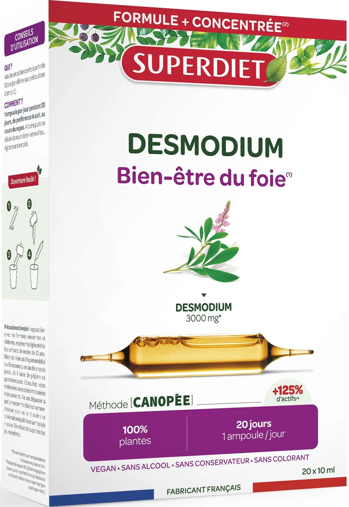 SuperDiet Desmodium Ampullen 20x15 ml