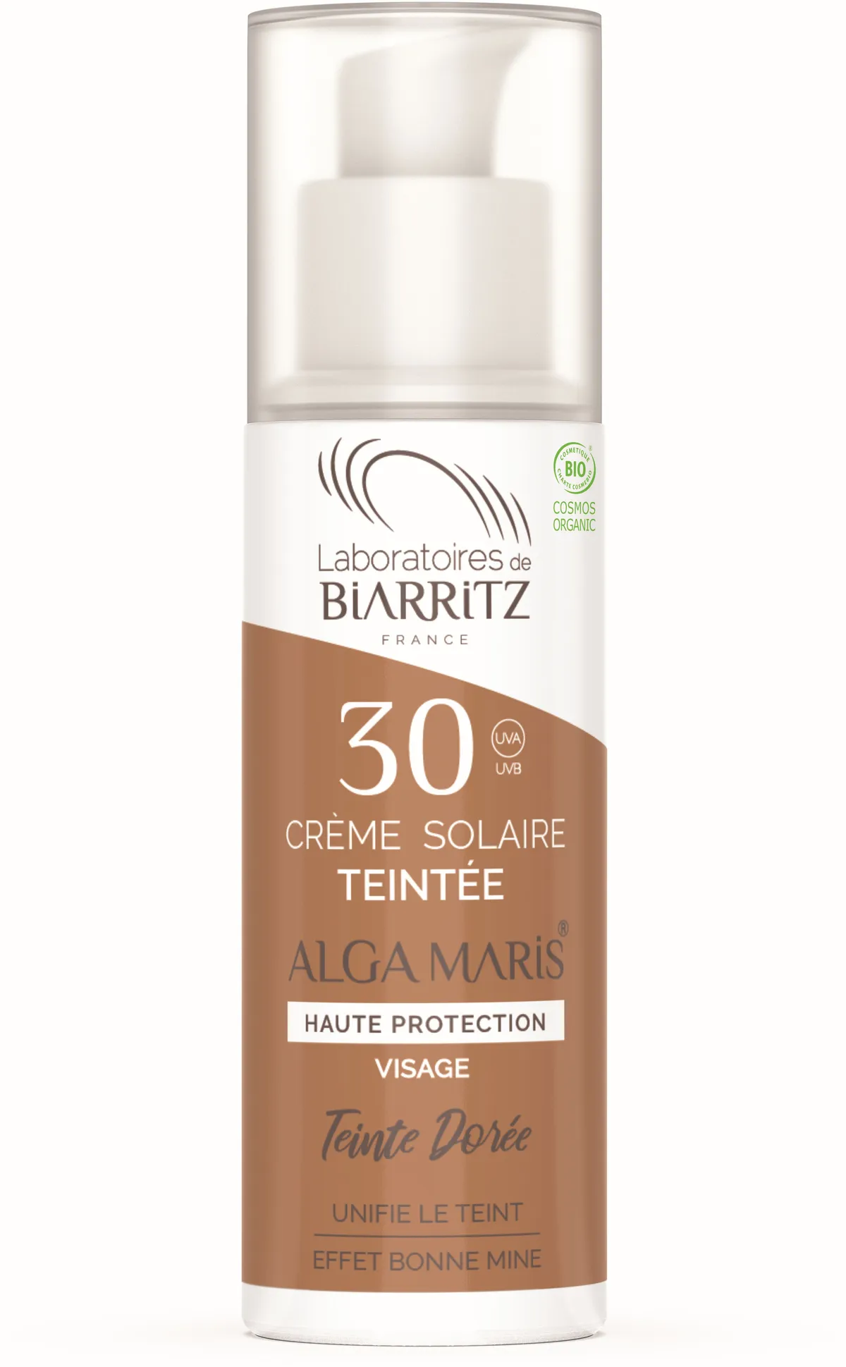 Alga Maris Creme Solaire Visage Ip30 Doree 50ml