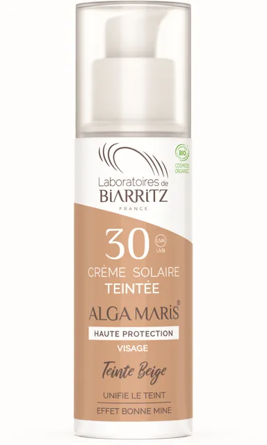 Alga Maris Creme Solaire Visage Ip30 Clair 50ml