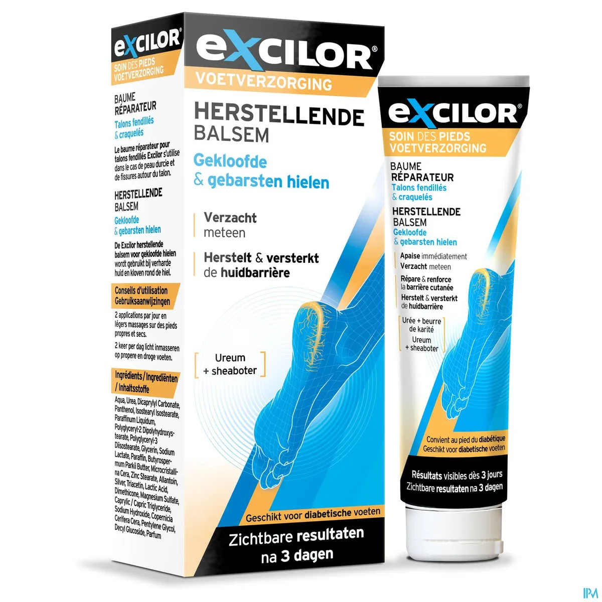 Excilor Soin Pieds Baume Réparateur 50ml