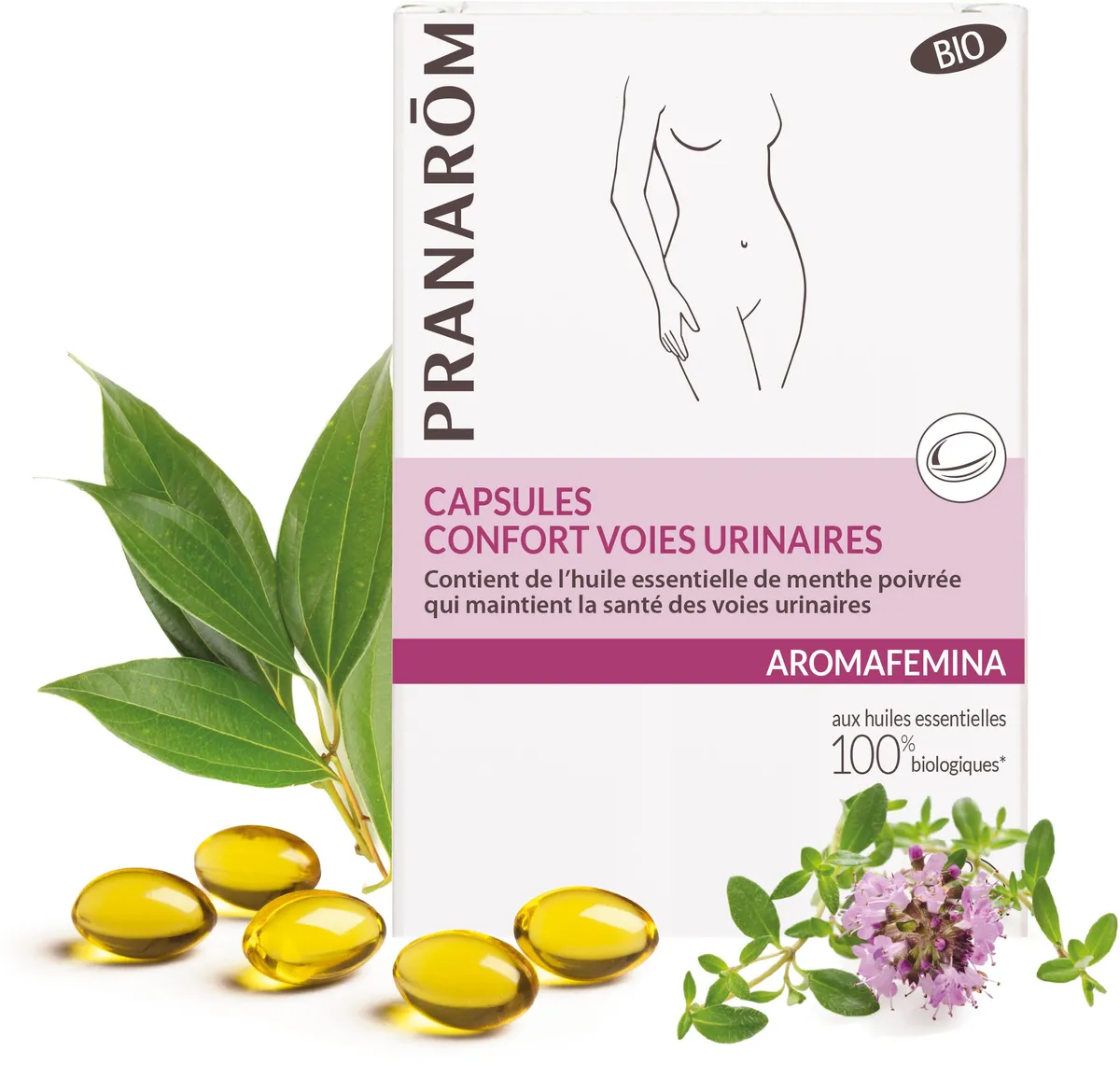 Pranarôm Aromafemina Confort Voies Urinaires 30 Capsules