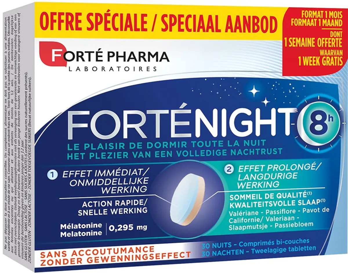 Forté Pharma Forténight 8h 30 comprimés
