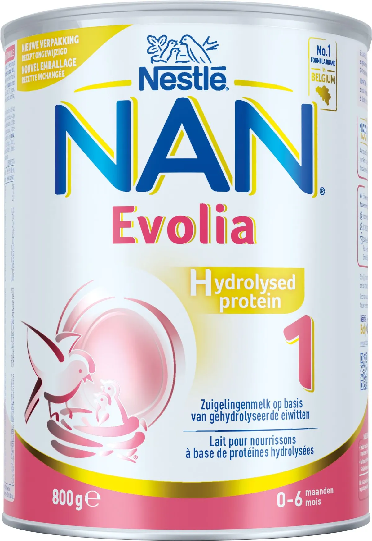 NESTLÉ NAN Evolia Hydrolysed Protein 1 800g