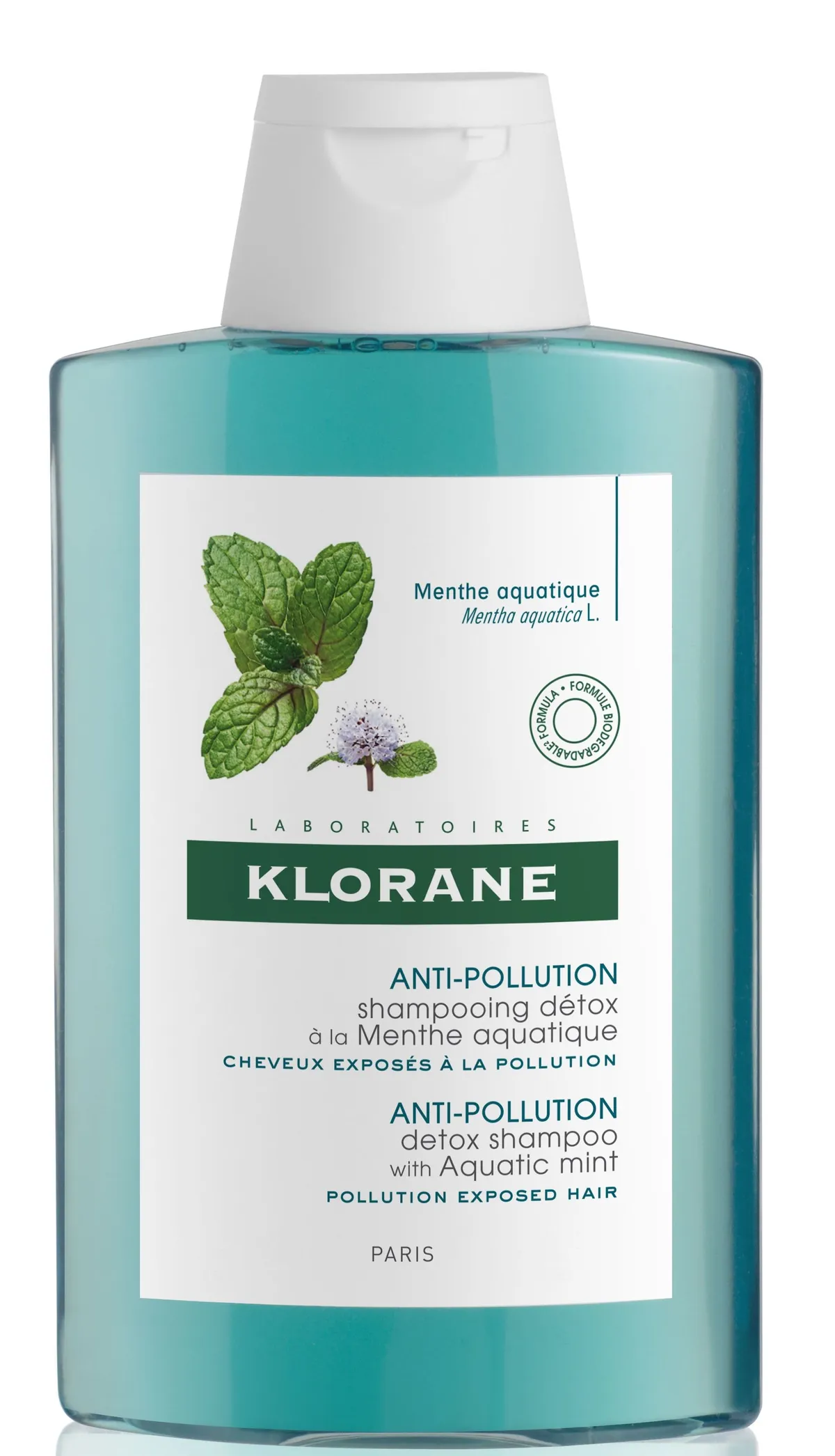 Klorane Shampoing Menthe Aquatique Bio 200ml