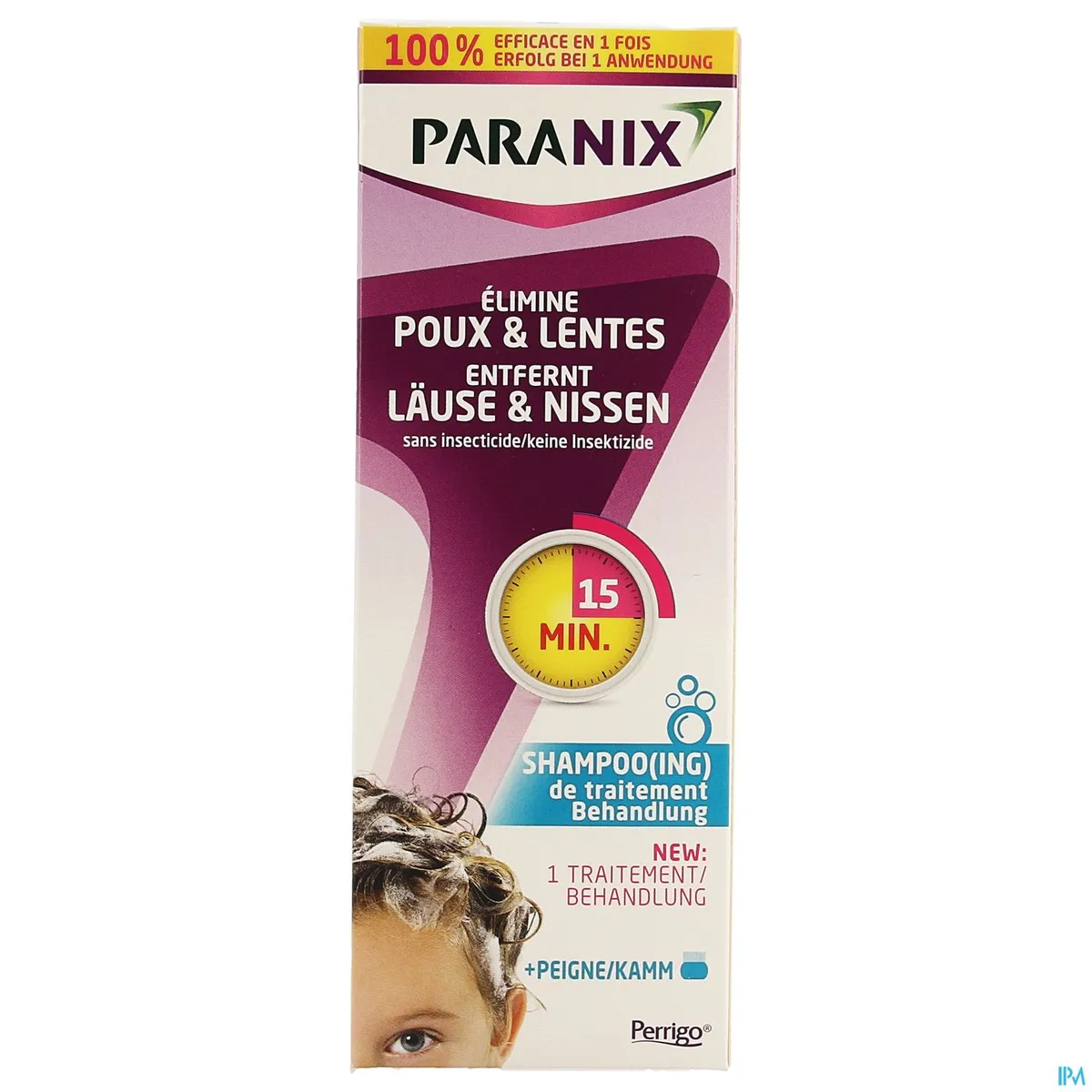 Paranix Shampooing Met Kam 200ml