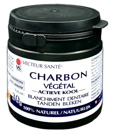 Vecteur Santé Charbon Blanchiment Dentaire Pdr 30g